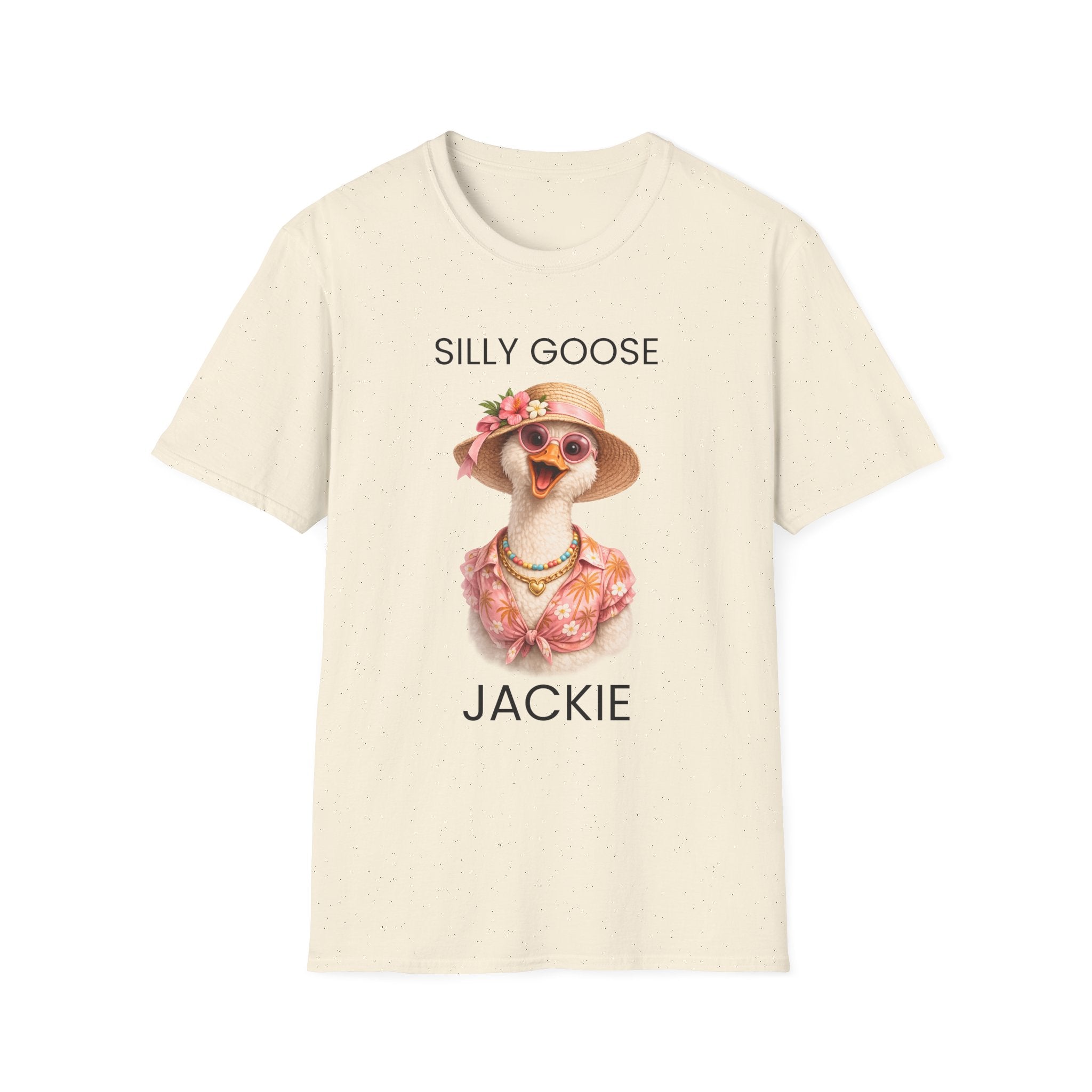 Silly Goose personalized shirt natural — one silly goose on the loose gift for her