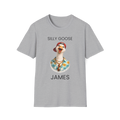 Silly Goose personalized shirt all colors — white natural sport grey custom name