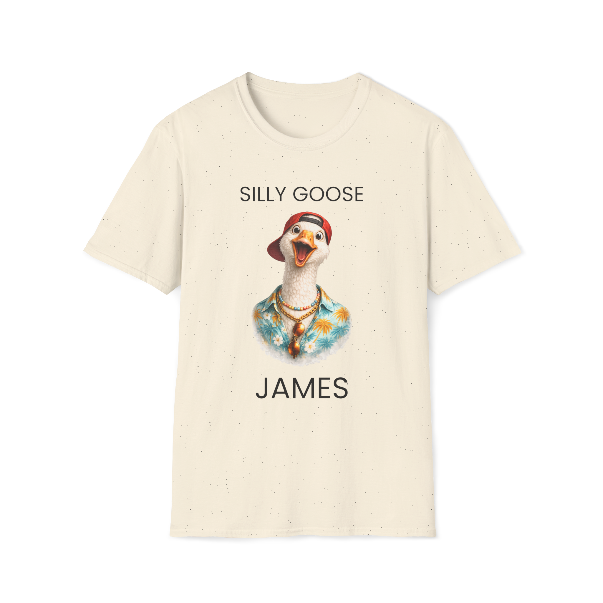 Silly Goose shirt sport grey mockup — one silly goose personalized gift for him