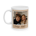 Vintage mug nurse right view 11oz — personalized photo gift for nurse
